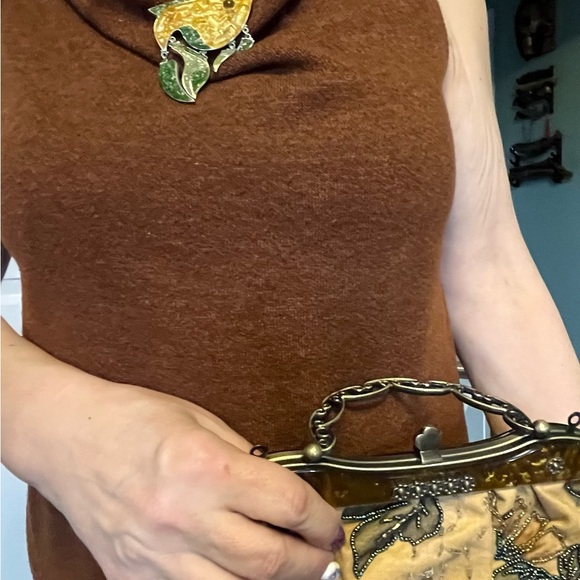 Vintage Art Deco Clutch Handmade Beaded 20-30s - Picture 10 of 10